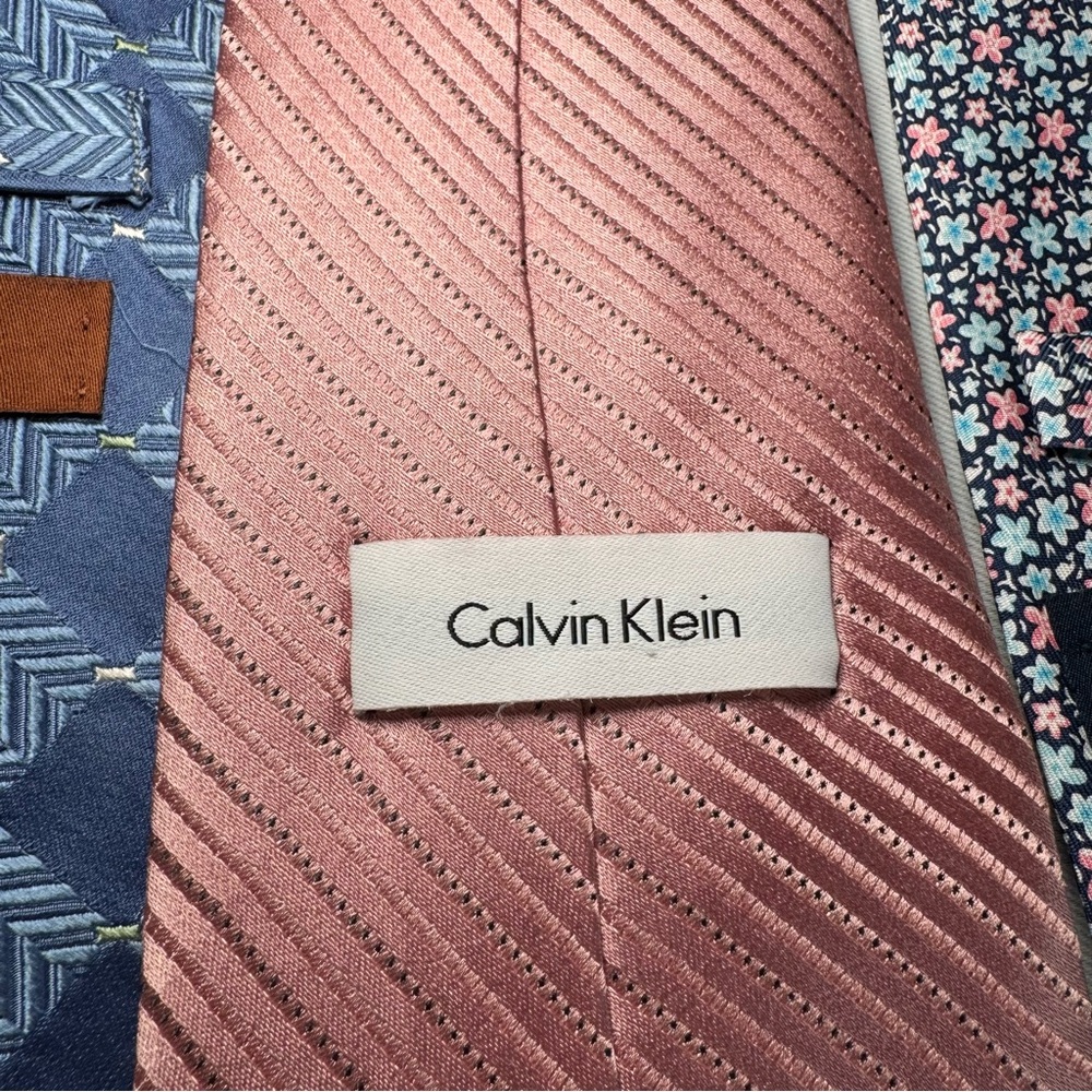 Men's Tie Set of 4 - Michael Kors and more, Blue, Pink, Navy - Picture 7 of 15